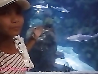 Смотреть Восточная телка делает горловой минет